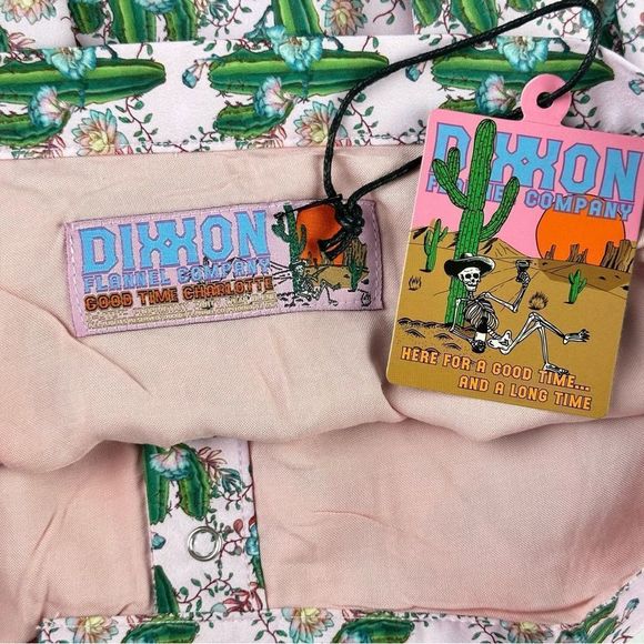 Dixxon Flannel Co Women’s Cactus Print Western Circle Skater Skirt Sz Med NWT - Picture 5 of 8